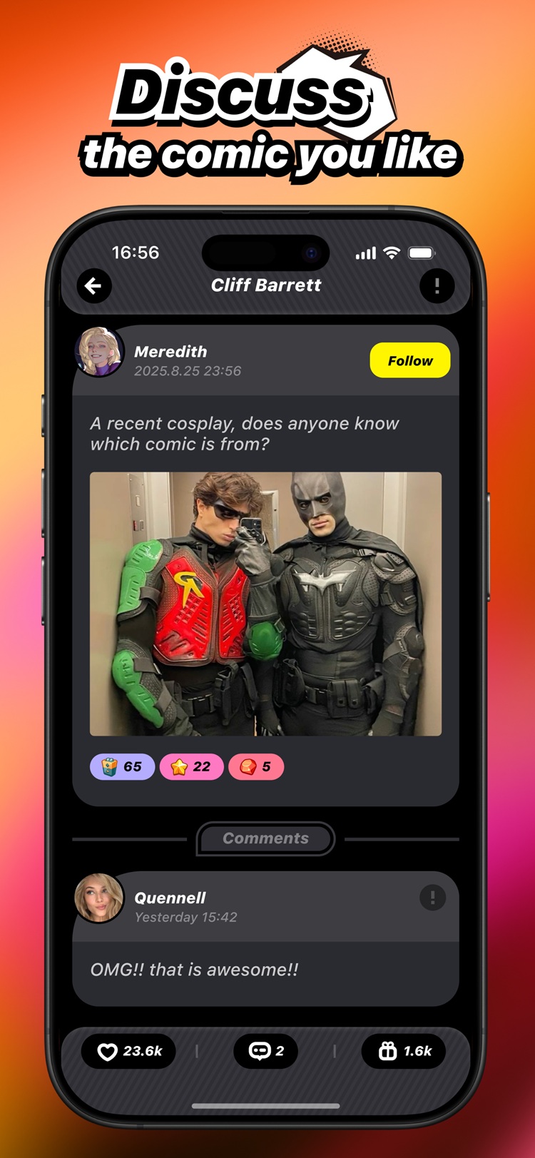 Plush App Screenshot